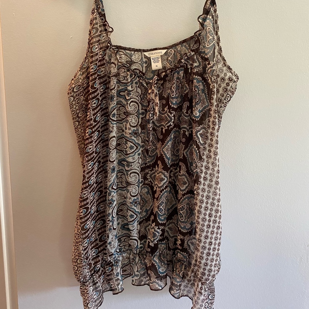 Spaghetti strap blouse